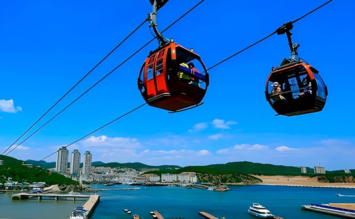 Liaoning Dalian Tiger Beach Detachable Cableway