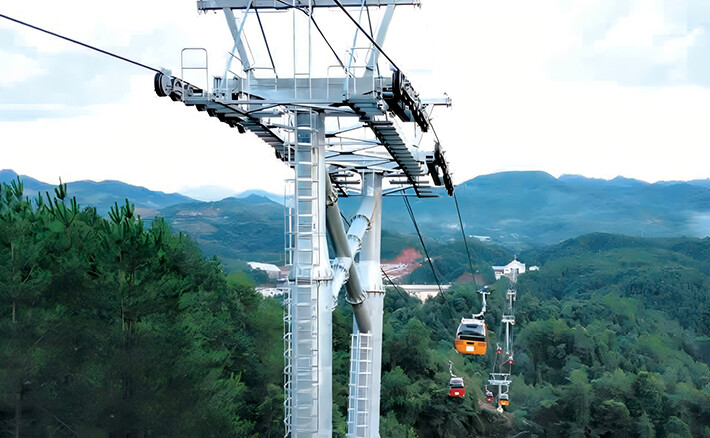 Wuzhishi Detachable Cableway, Pingyuan, Guangdong