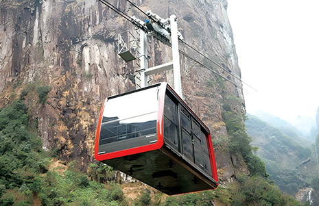 Double-track Single-cab Reciprocating Cableway