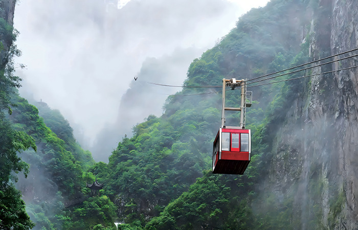 Double-track Single-cab Reciprocating Cableway