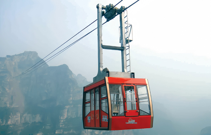 Double-track Single-cab Reciprocating Cableway