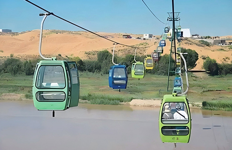 Fixed-grip Gondola Cableway